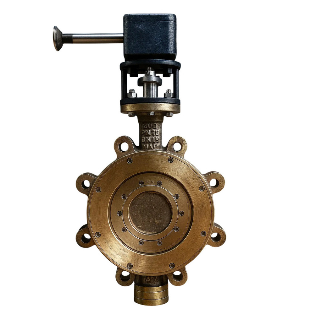 Triple Eccentric Wafer Lug Design Butterfly Valve - Power Source: Manual