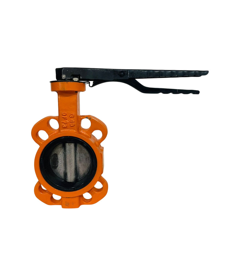 Centric Design Butterfly Valve - Color: Orange
