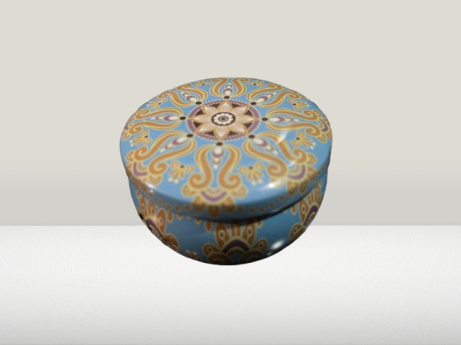 Mandala candle Tin Box