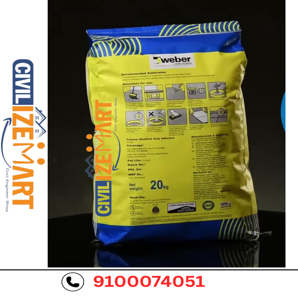 WEBER SET PRIMER TILE ADHESIVE