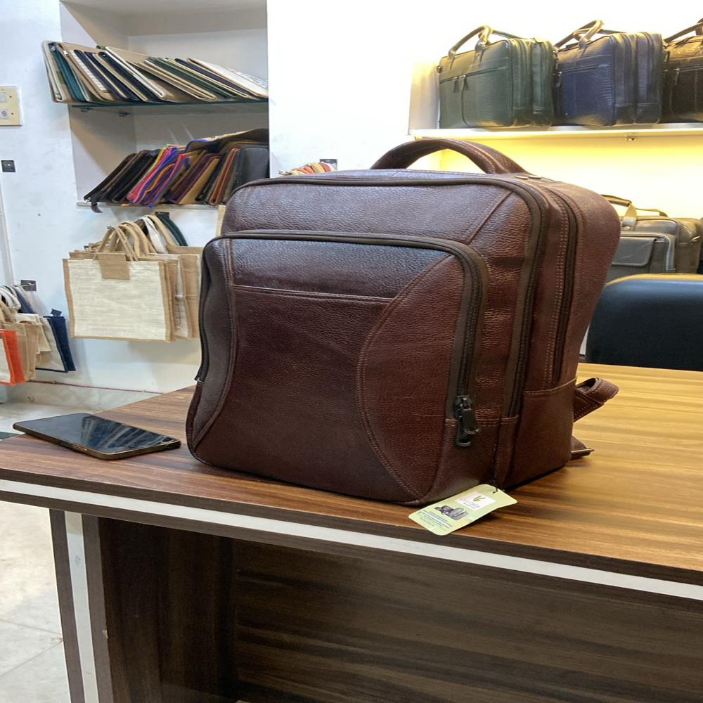 pure leather laptop bag