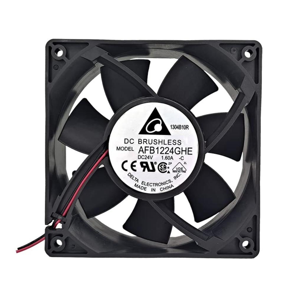 DELTA AFB1224GHE 24V DC 1.60A 12038mm Ball Bearing Industrial Axial Cooling Fan