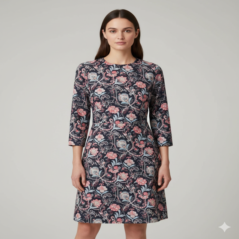 ELC 626 Linen Digital Printed Fabric