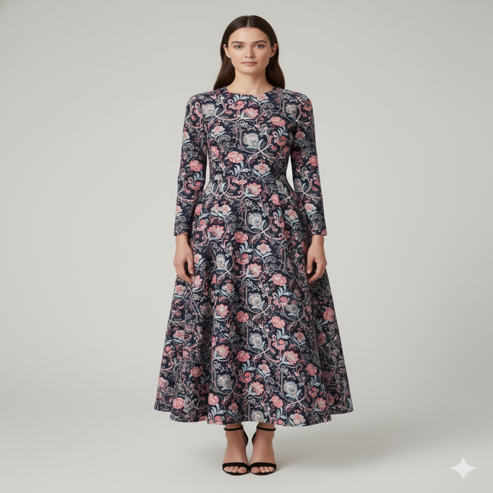 ELC 626 Linen Digital Printed Fabric