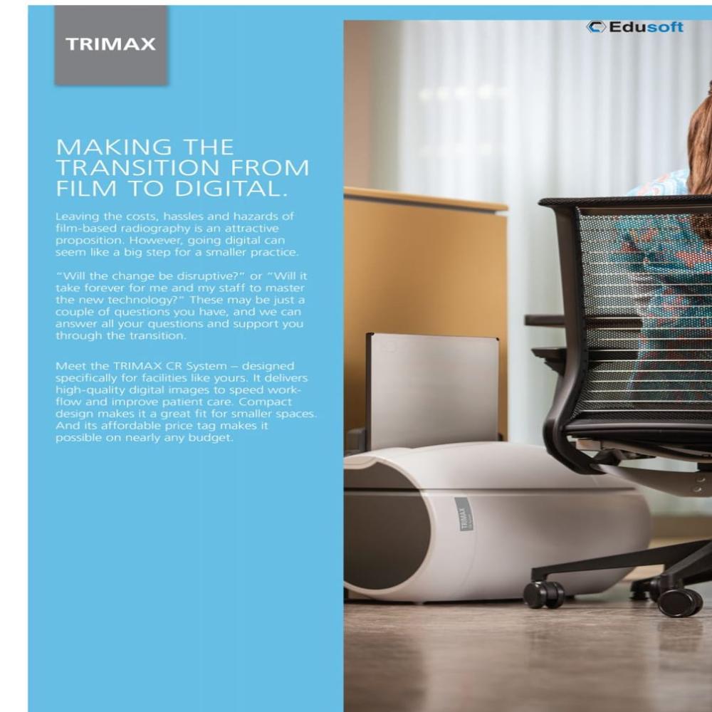 Edusoft Trimax X-Ray CR And DR System