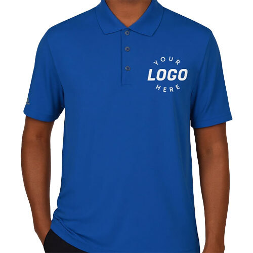Polo Neck Corporate T Shirt - Color: Blue