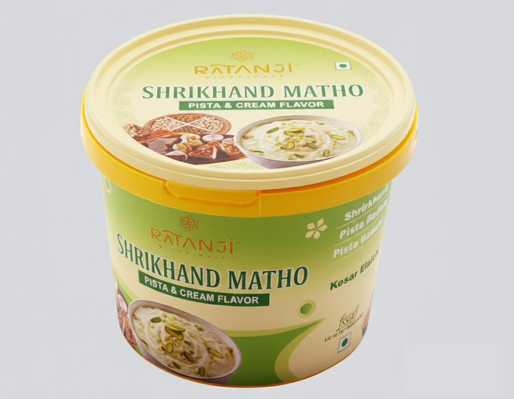 550 ML round container IML