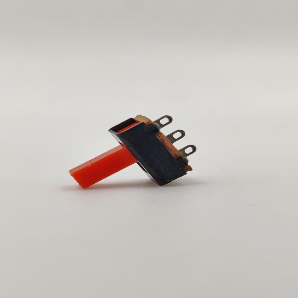 Slide Switch Red Knob 3 Pin Without Screw