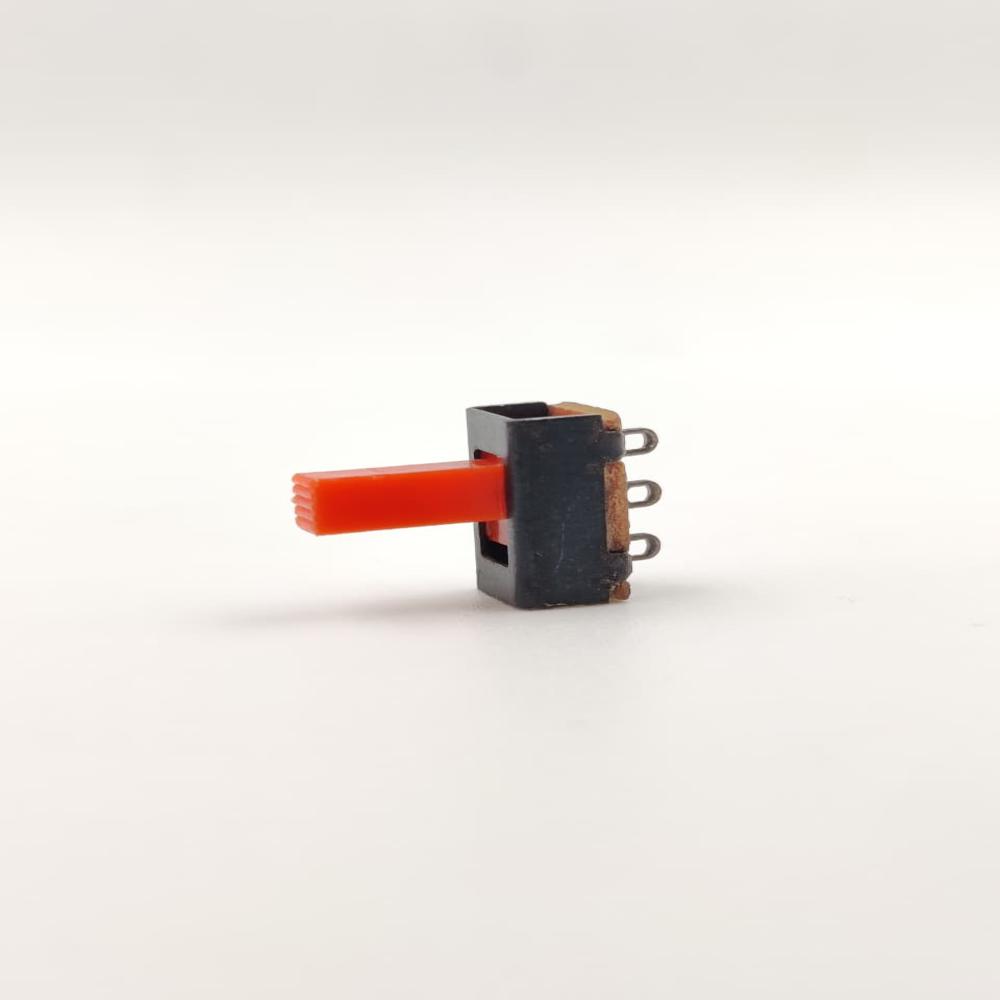 Slide Switch Red Knob 3 Pin Without Screw