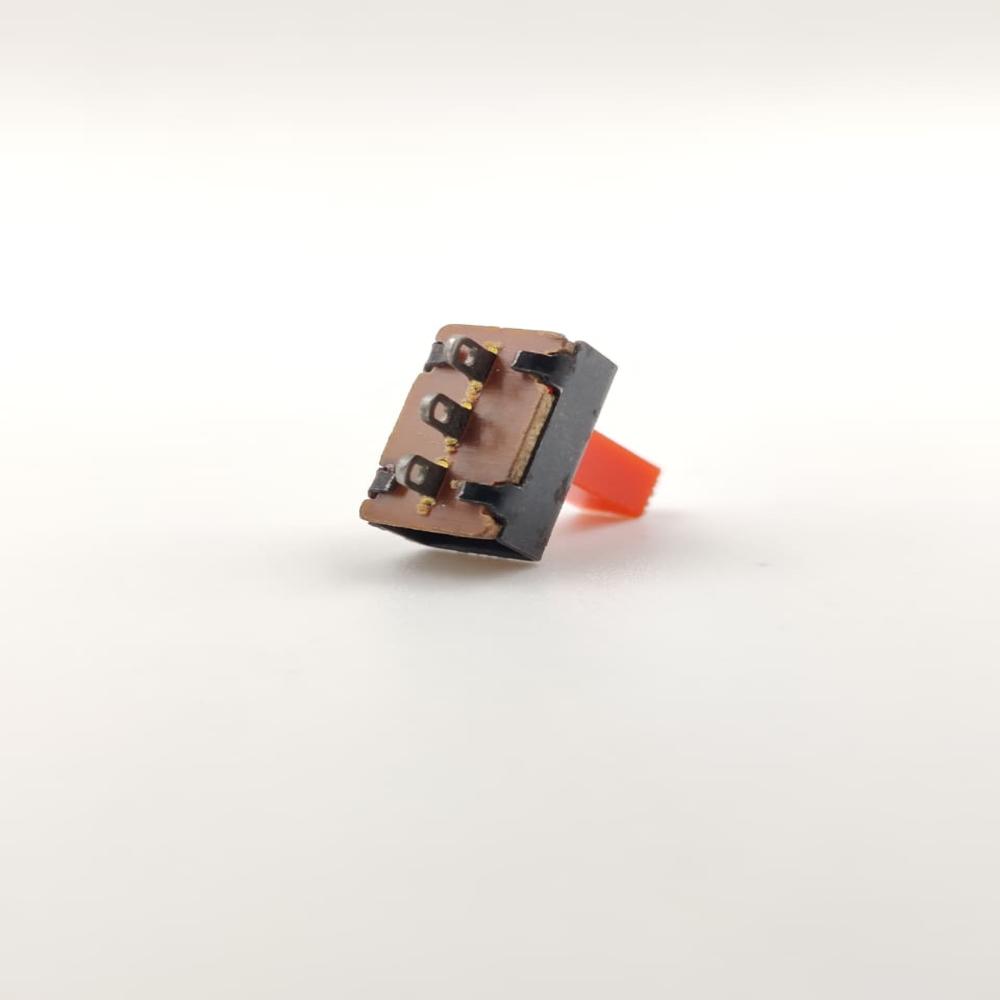 Slide Switch Red Knob 3 Pin Without Screw