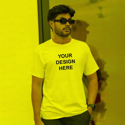 Dot Knitt T-Shirt - Color: Yellow