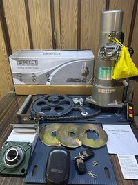 Rolling Shutter Motor - Color: Silver