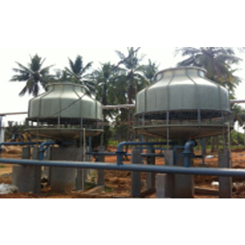 Industrial Cooling Towers - Color: Grey