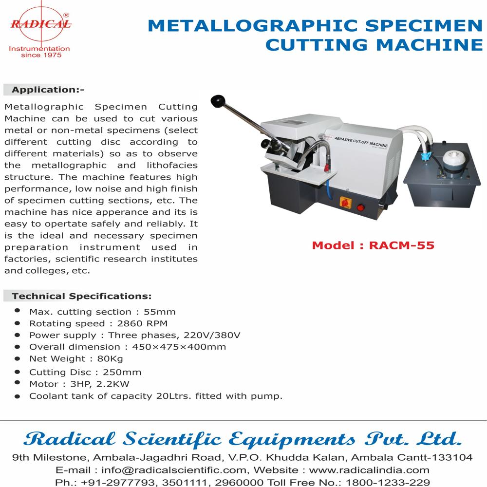 Abrasive Cut-off Machine Racm-55