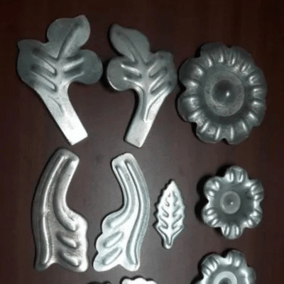 Ms Gate Grill Flower - Color: Silver