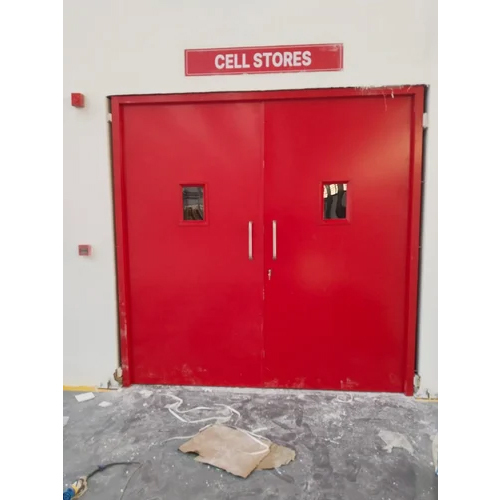 Emergency Single Door With Panic Bar - Design: Smooth