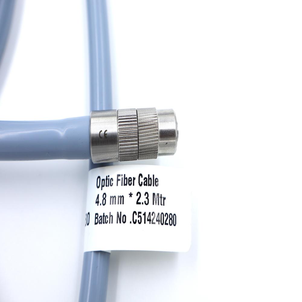Laparoscopic Fiber Optic Cable For Light Source Comfortable 4.8mm, 2.3mtr - Feature: Slim Diameter (4.8 Mm)