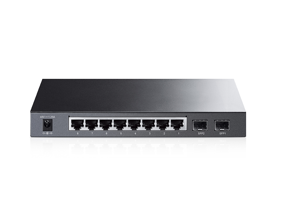 TP-Link TL-SG2210P  8-Port Gigabit Smart PoE Switch with 2 SFP Slots