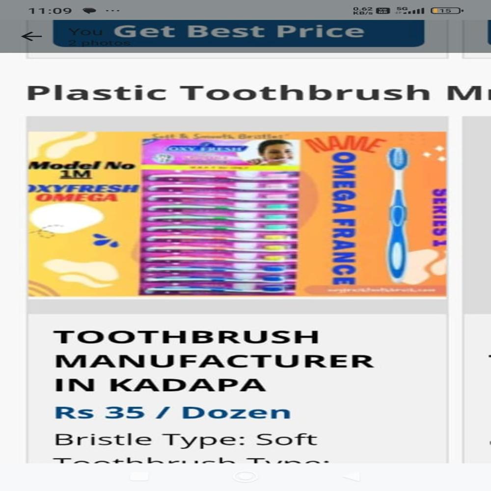 Oxyfresh toothbrush manufacturer 