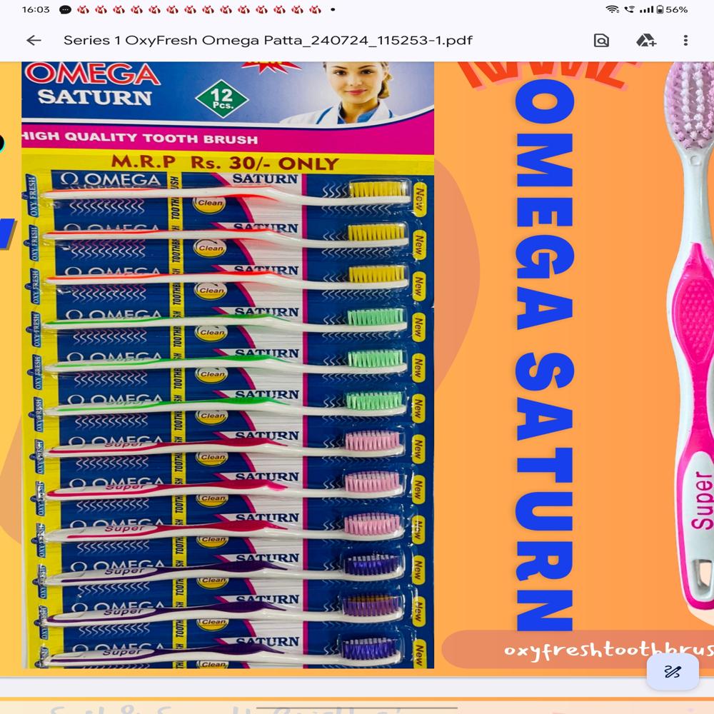 Oxy fresh toothbrush  