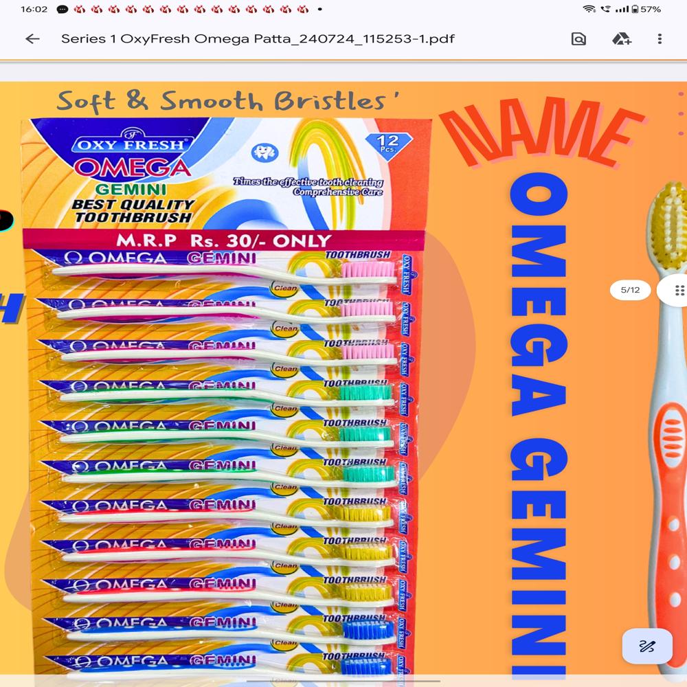 Oxy fresh toothbrush  