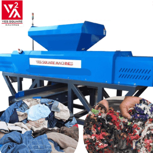 Textile Waste Shredder | Dual Shaft Shredder - Automatic Grade: Semi Automatic