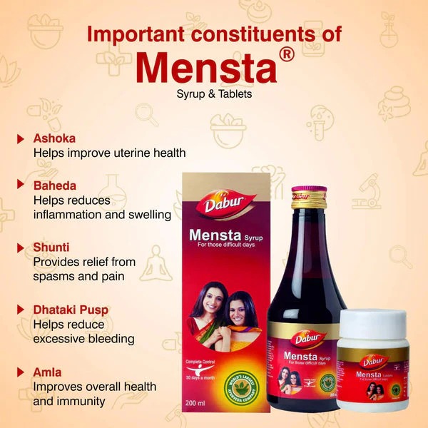 Dabur Mensta Syrup 200ml