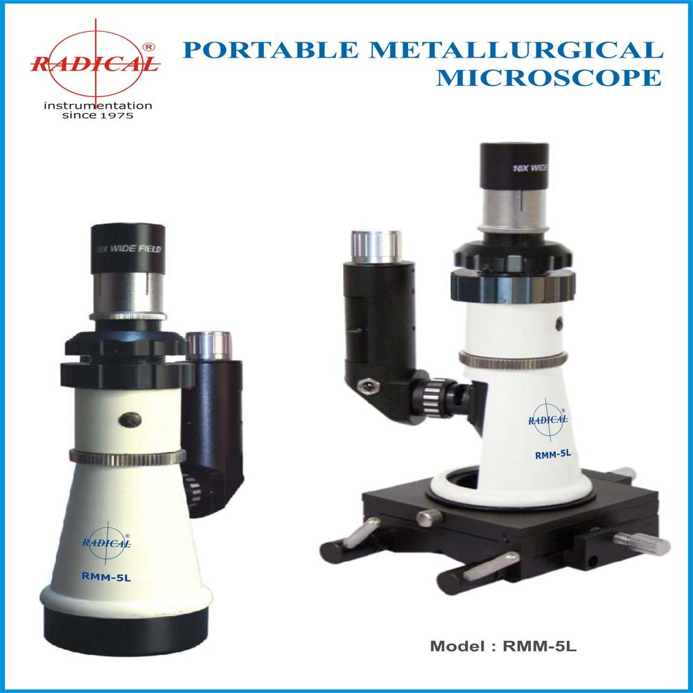 Portable Metallurgical Microscope Rmm-5l - Light Source: Manual