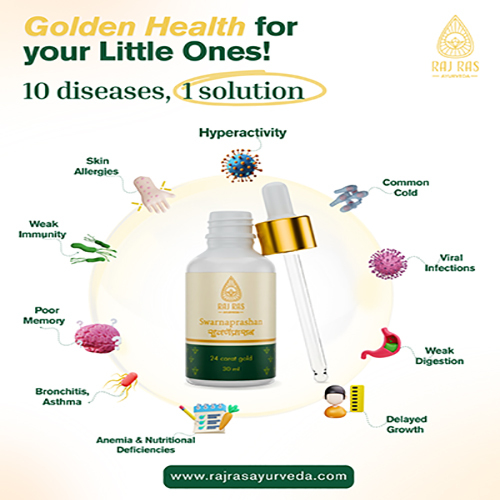 30 ML 24 Carat Gold  Suvarnaprashan