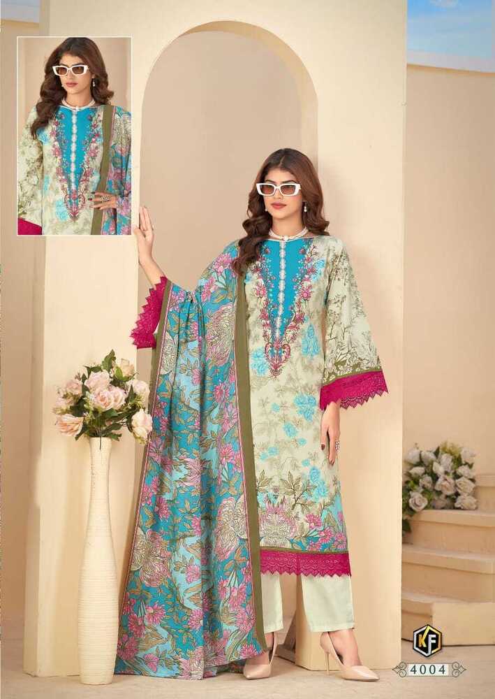 Keval Jazmin Vol-4 Karachi Dress Material