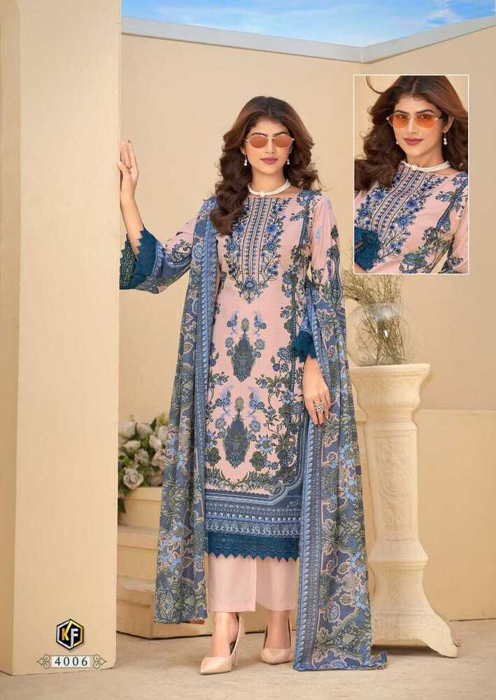Keval Jazmin Vol-4 Karachi Dress Material