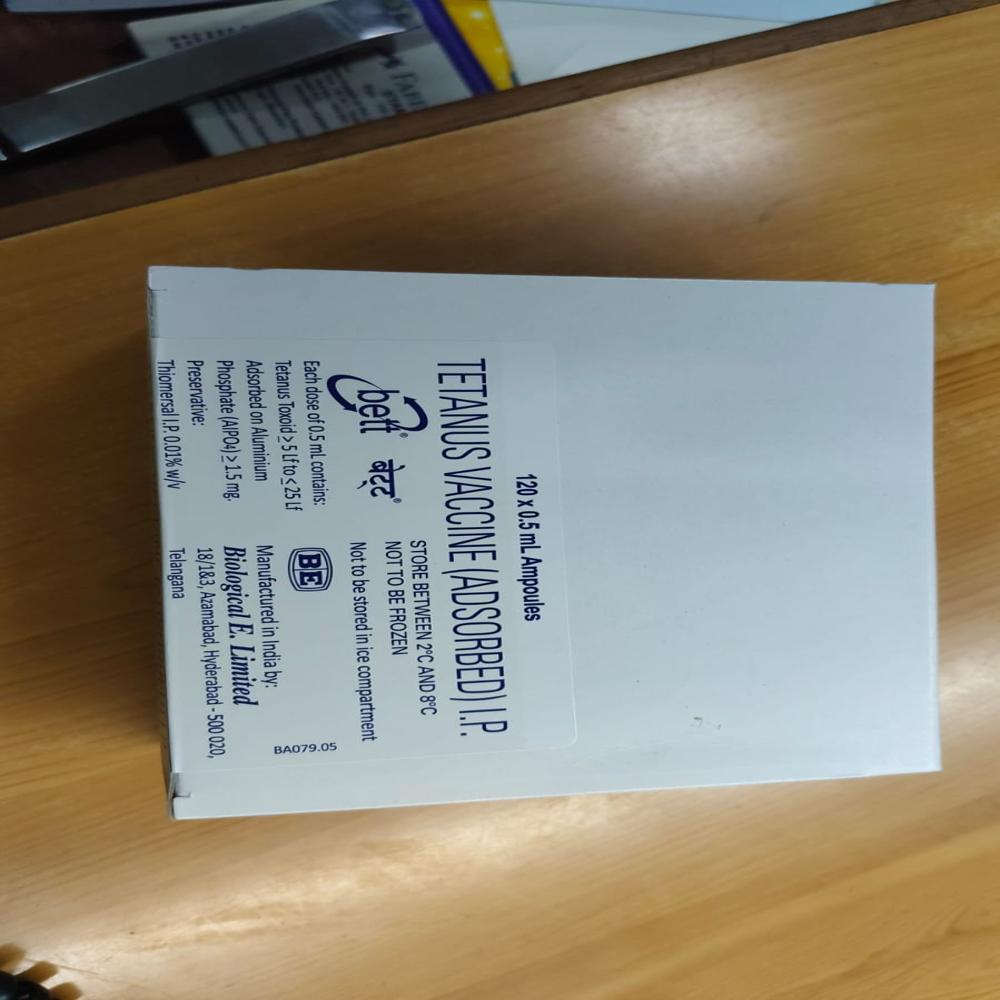 Tetanus vaccine (Adsorbed ) I.P