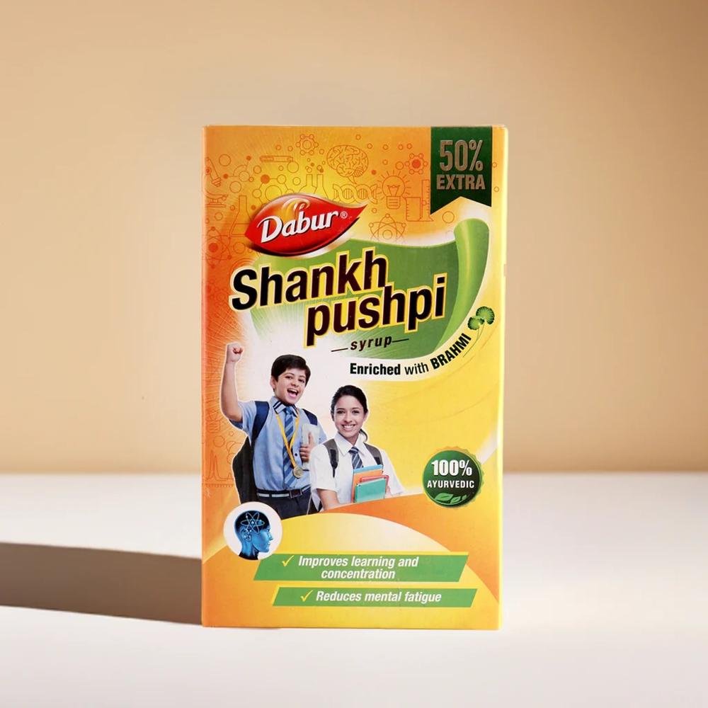Dabur Shankh Pushpi Syrup 450Ml - Age Group: For Adults