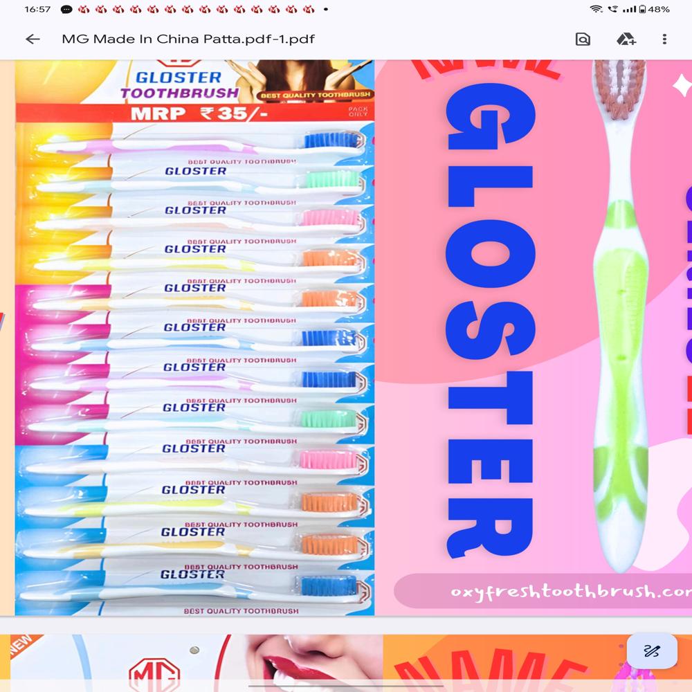 M G toothbrush 
