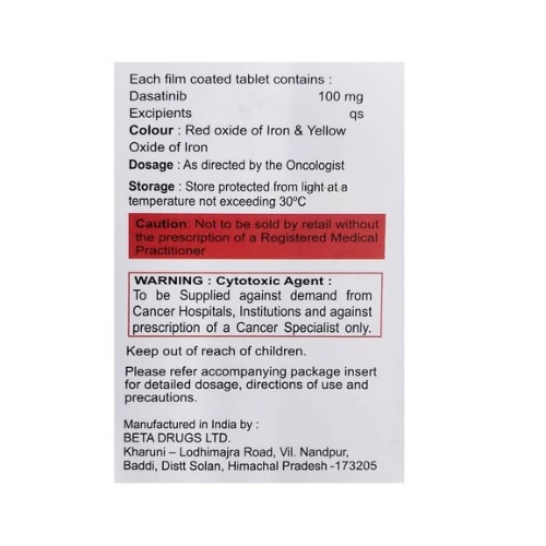 Beedan 100 Mg Tablet - Drug Type: General Medicines