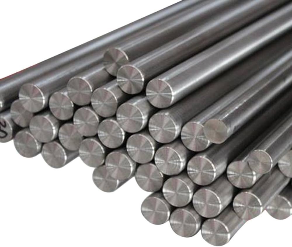 Titanium Grade 5 Round Bar - Polished Silver | High-quality Steel Bar For Versatile Applications