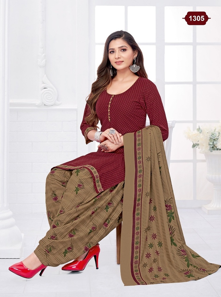 Kuber Geet Patiyala Vol-13  Dress Material