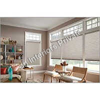 Translucent -light Filtering Series Honeycomb Blinds - Color: Brown / White