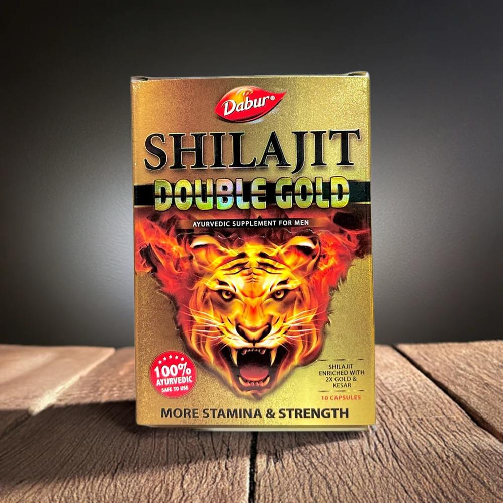 Dabur Shilajit Double Gold 10 Capsules - Age Group: For Adults