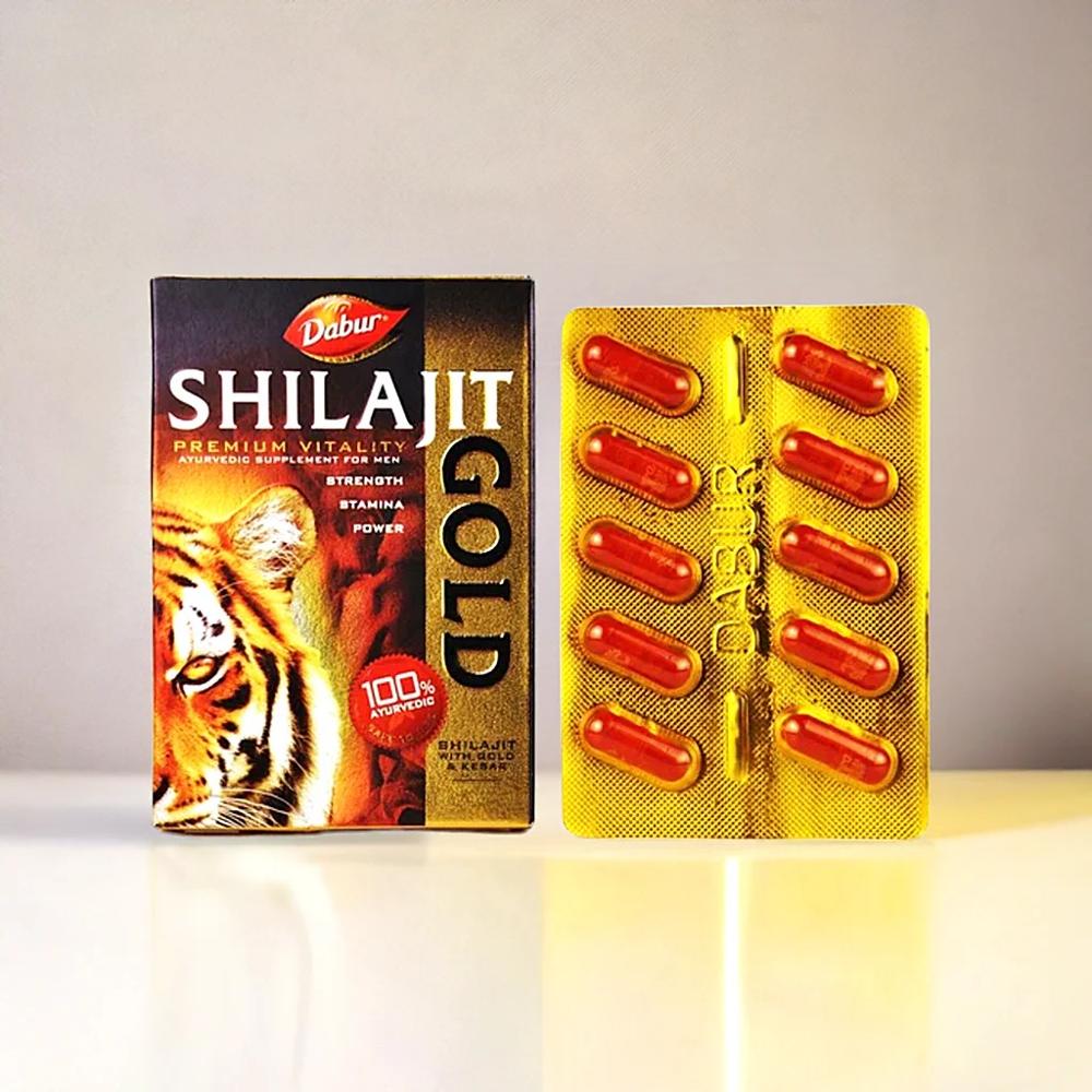 Dabur Shilajit Gold 10 Capsules - Age Group: For Adults
