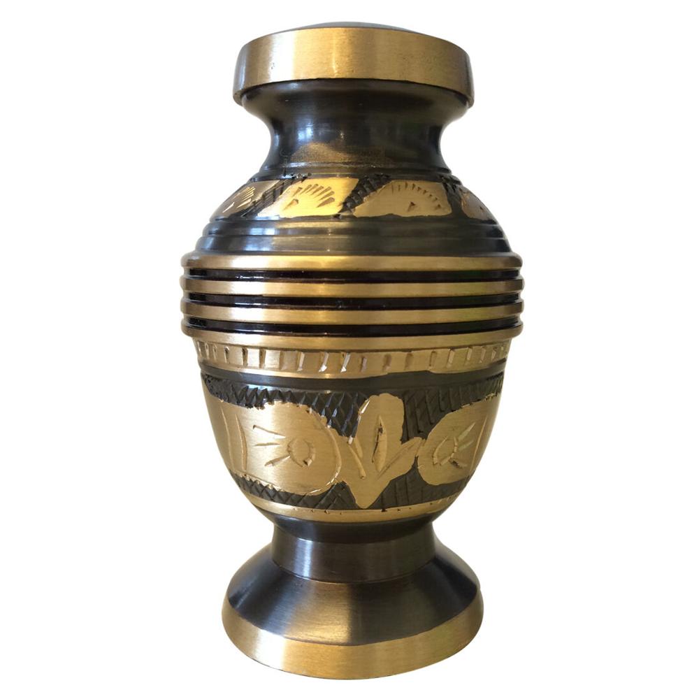 Metal Keepsake Urns Custom Powder Coated with Wooden Lid