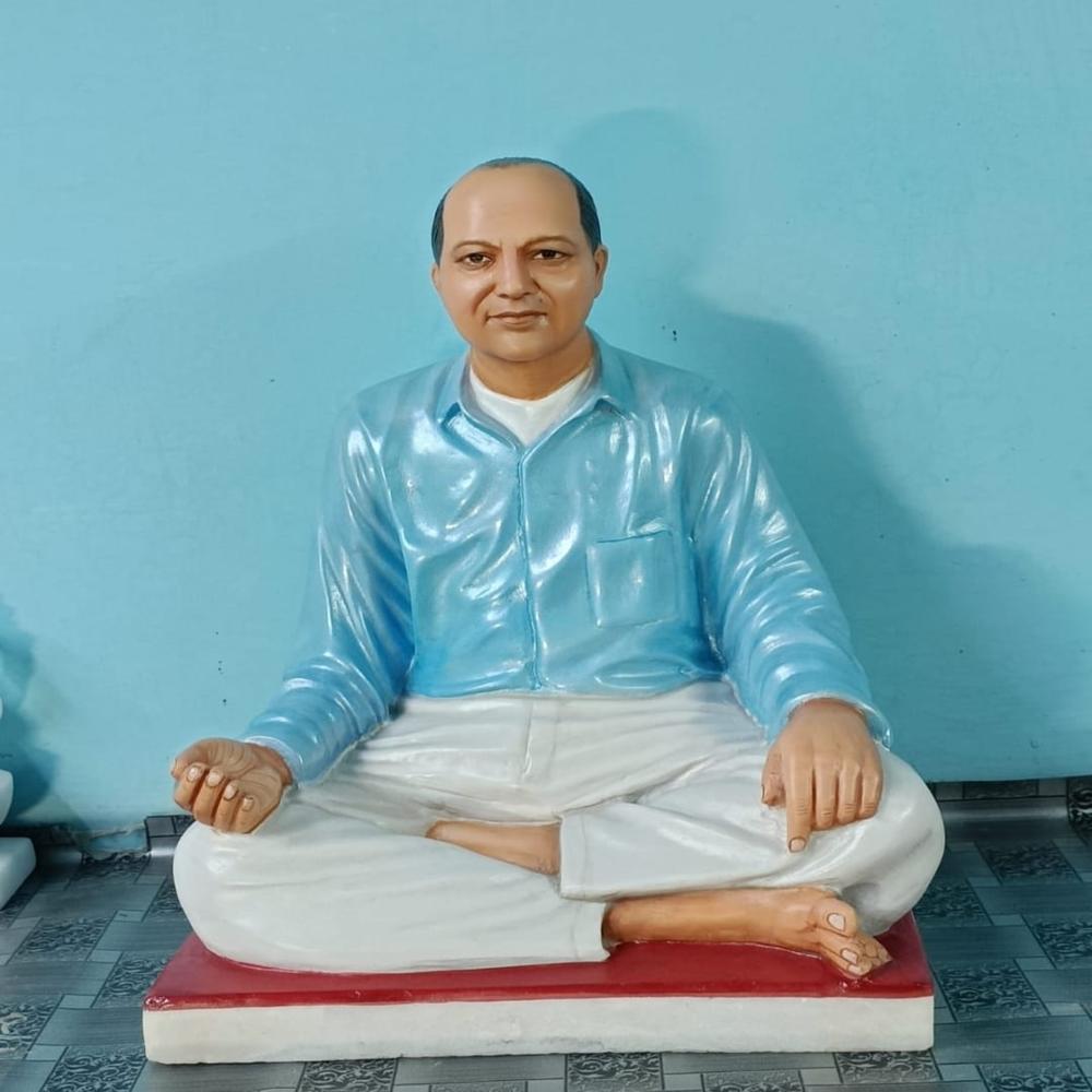 White Marble Human Portrait Statue | Handmade Human Model Sculpture