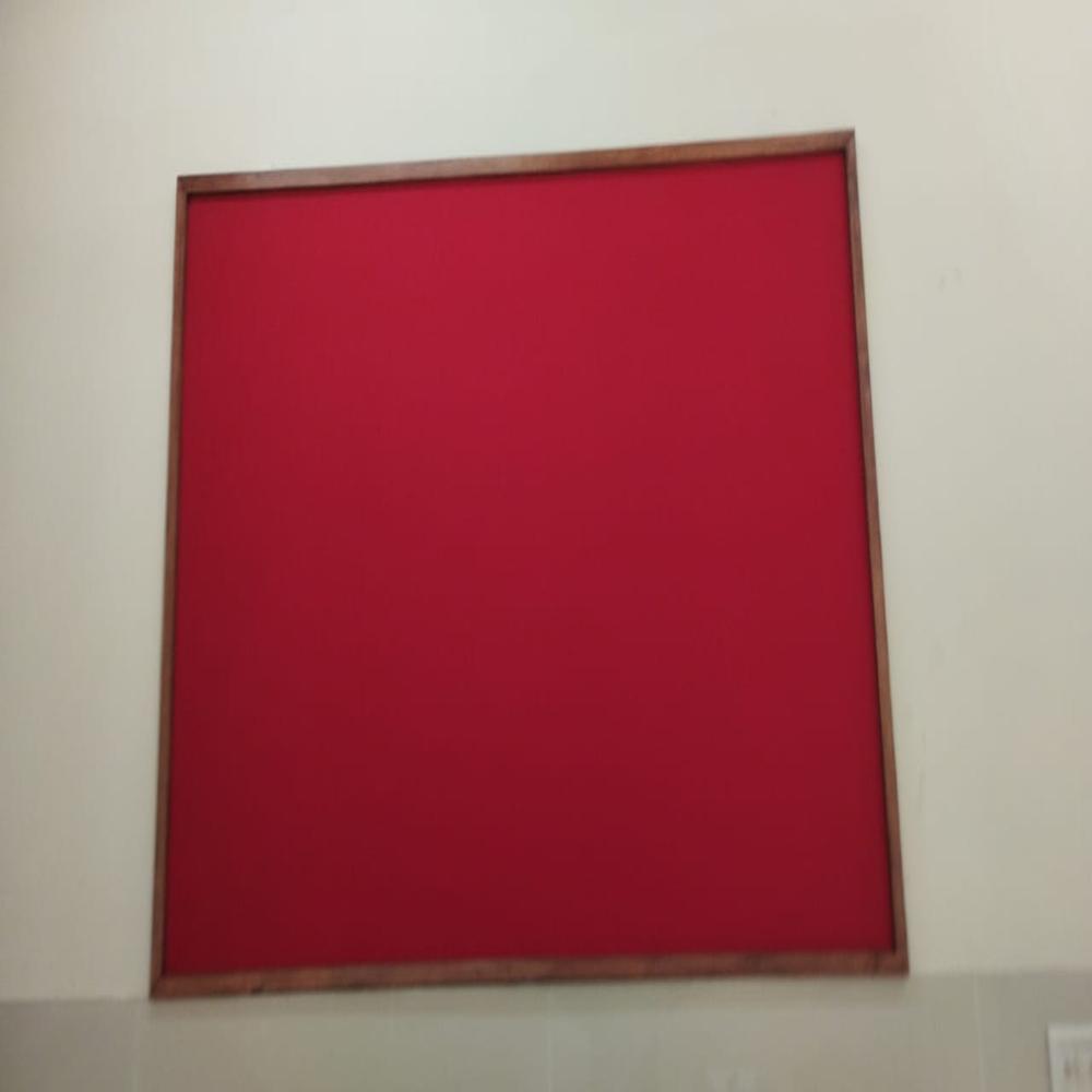 wooden notice board