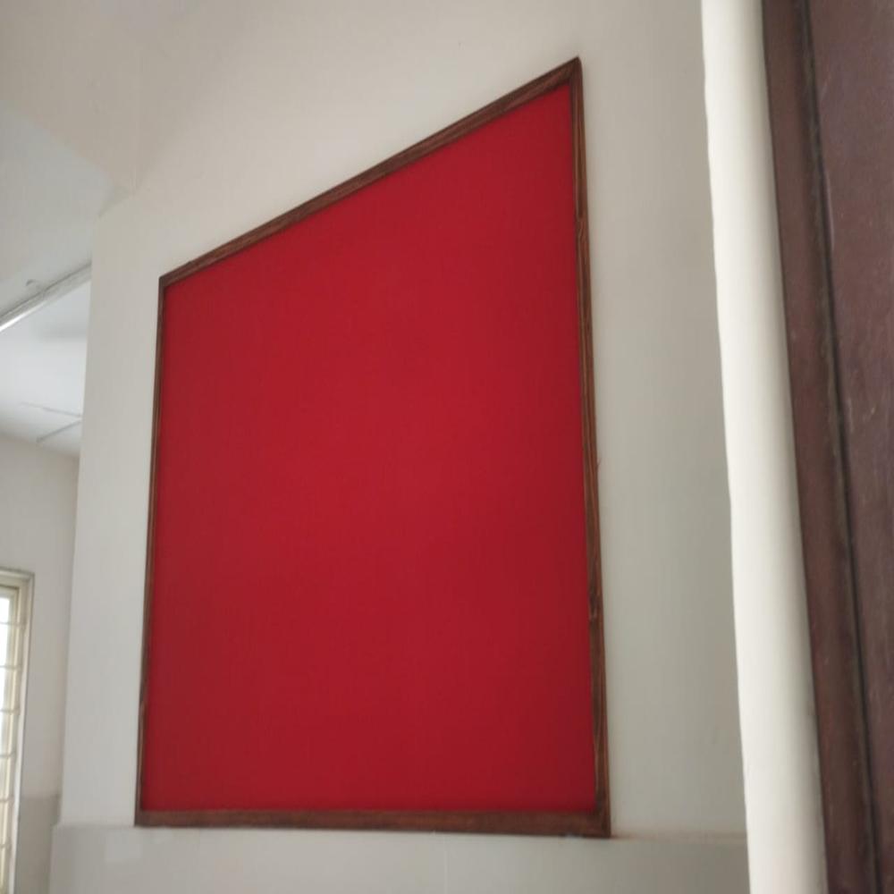 wooden notice board