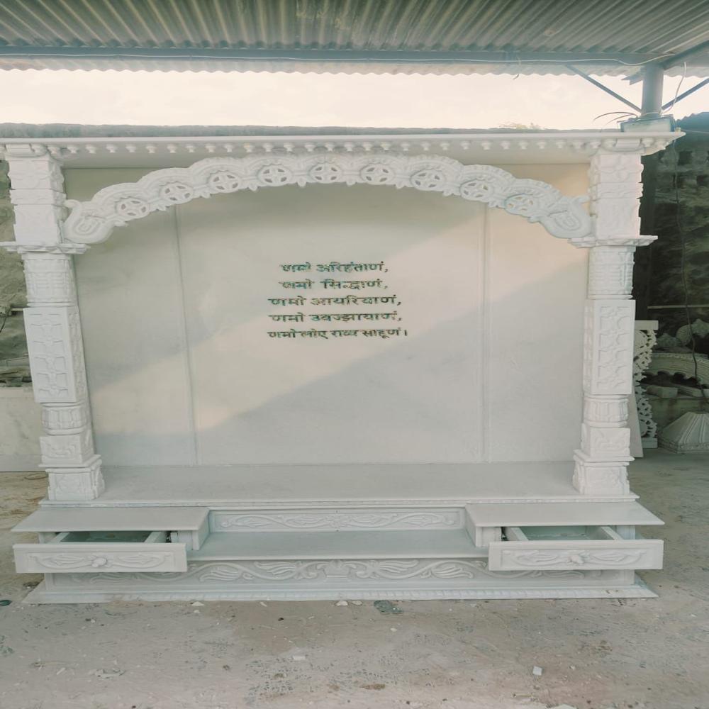 White Marble Temple - Size: Customise