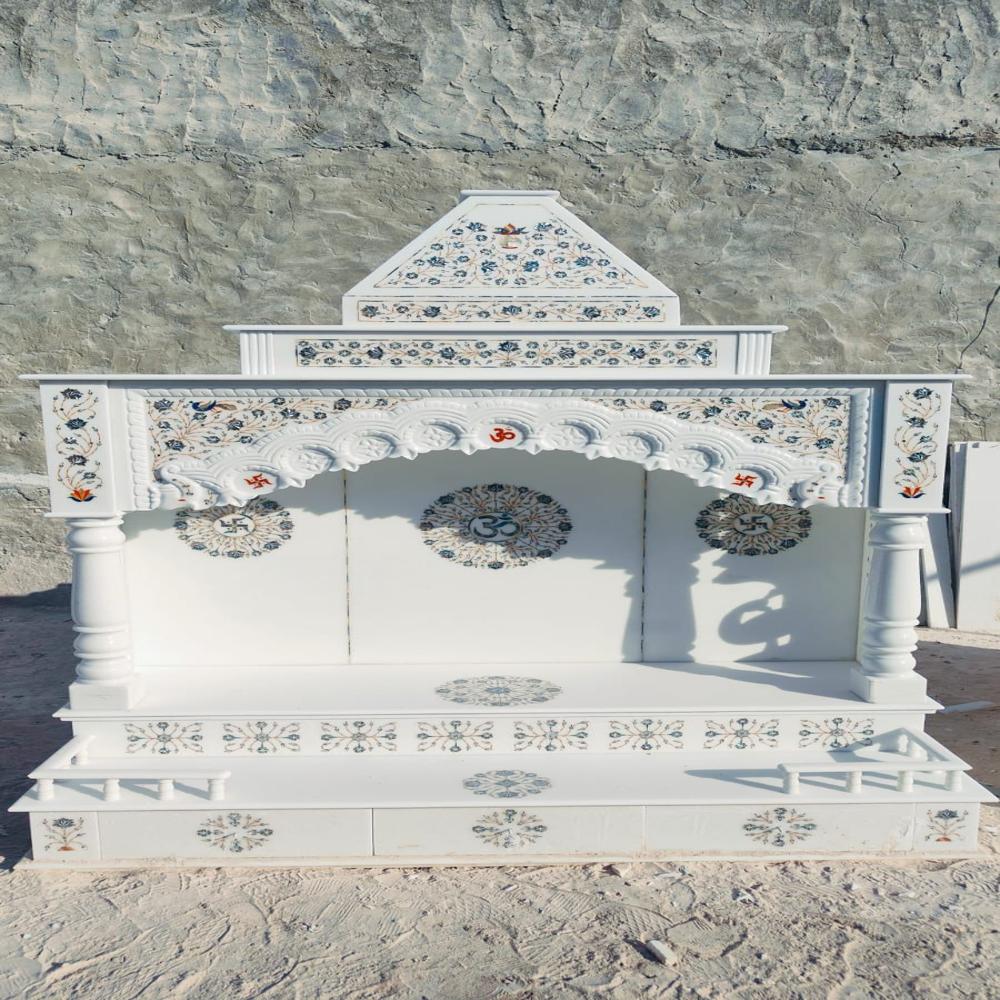 White Marble Temple - Size: Customise