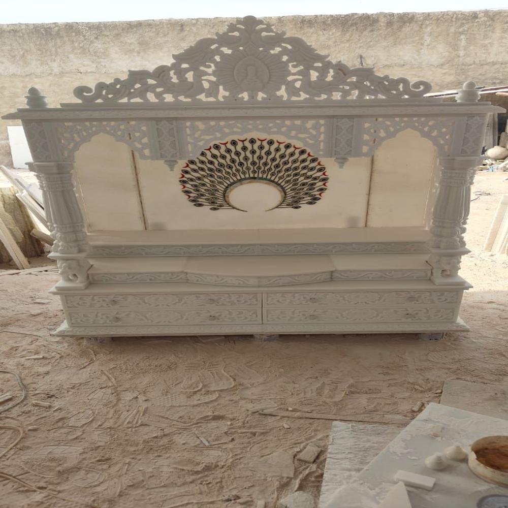 White Marble Temple - Size: Customise