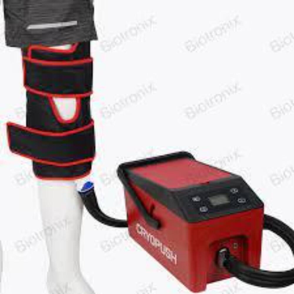 Motorized Cold Therapy System with Multi-Joint Support Attachments