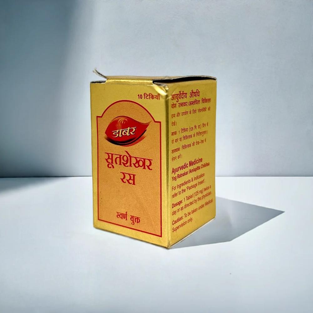 Dabur Sutshekar Ras 10 Tablets