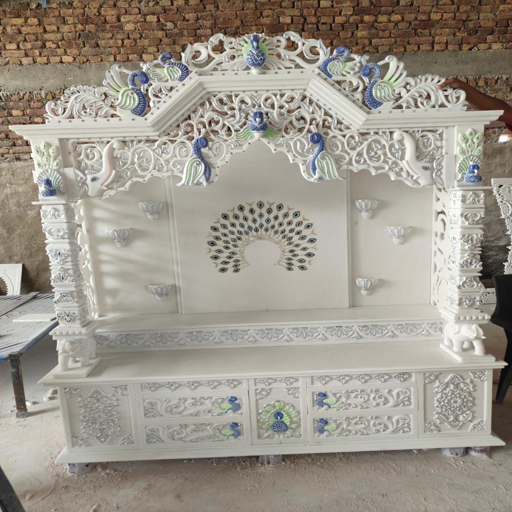 White Marble Temple - Size: Customise